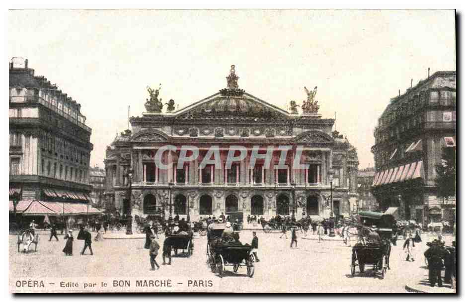 Paris - 9 - L'Opera - Edite par le Bon Marche CPA 
