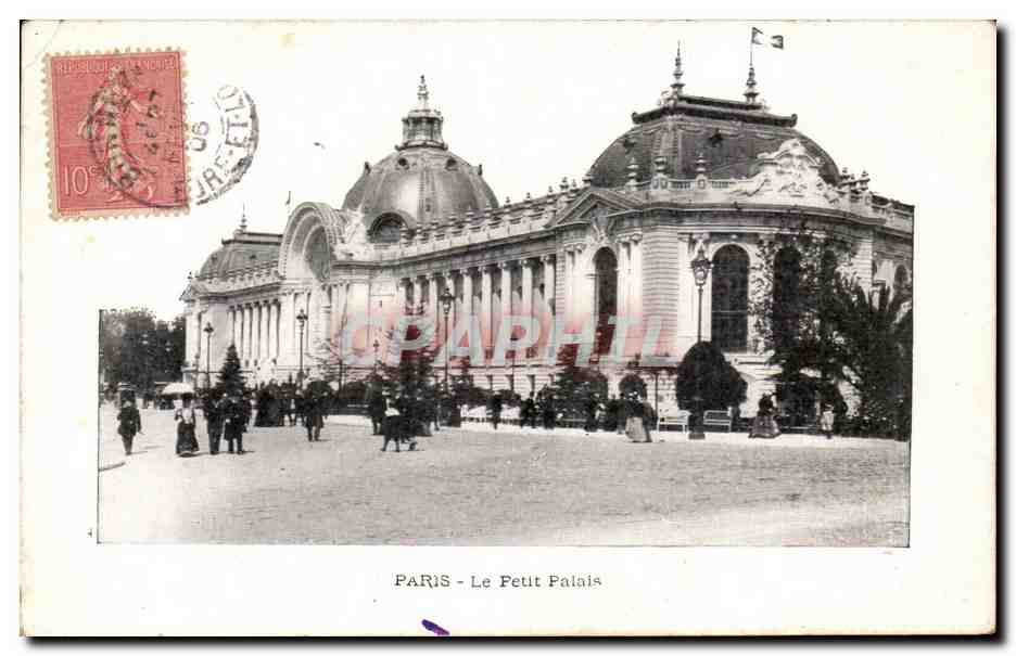 Paris - 8 - Le Petit Palais CPA 