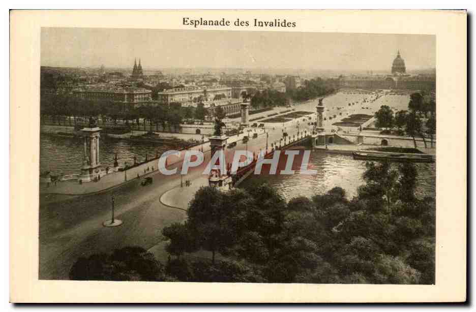 Paris CPA Esplanade des Invalides
