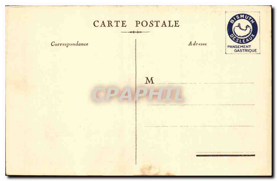 Paris CPA Esplanade des Invalides — Rückseite