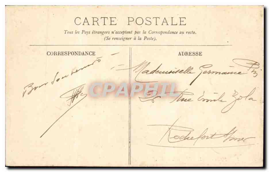 Paris - 1 - Le Pont Neuf - CPA  — Rückseite