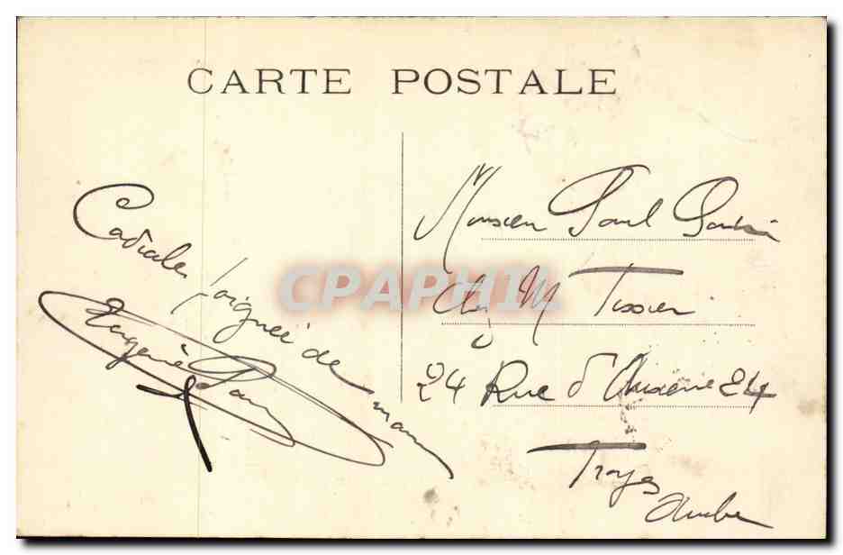 Paris - 8 - La Gare Saint Lazare - CPA  — Verso
