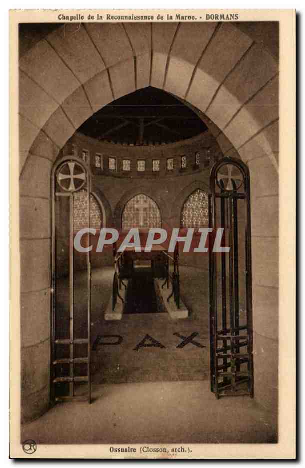 Dormans - Chapelle de la Reconnaisance de la Marne - CPA 