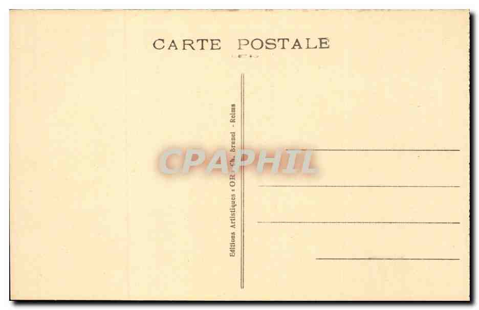 Dormans - Chapelle de la Reconnaisance de la Marne - La Crypte CPA  — Back