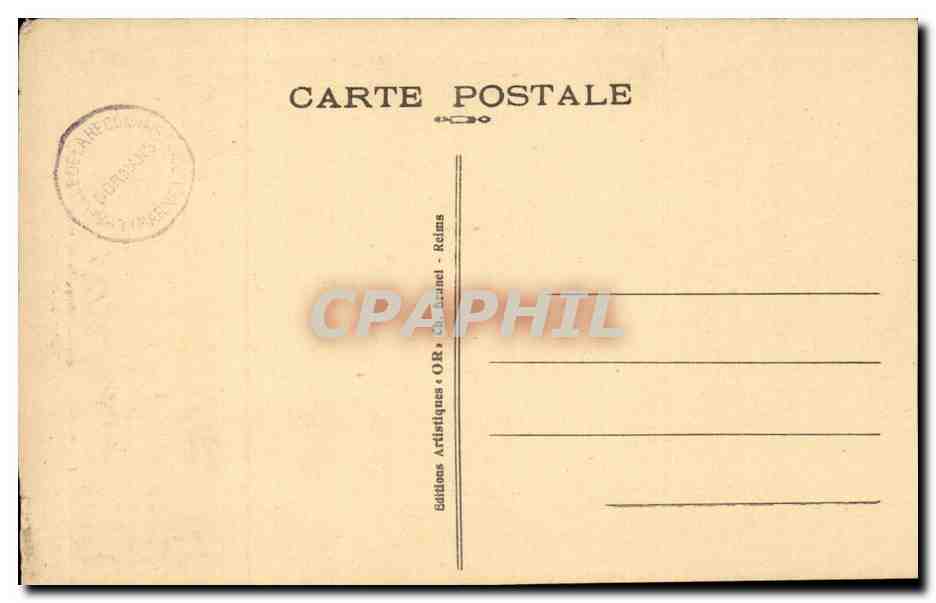 Dormans - Chapelle de la Reconnaisance de la Marne - La Vierge de la Crypte CPA  — Back