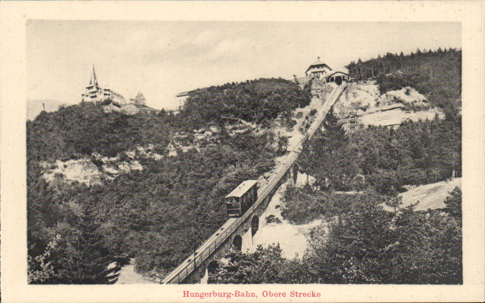 Austriche - Austria - Oesstereich - Tyrol - Tirol - Hungerburg Bahn - Obere Strecke - zug - train CPA 