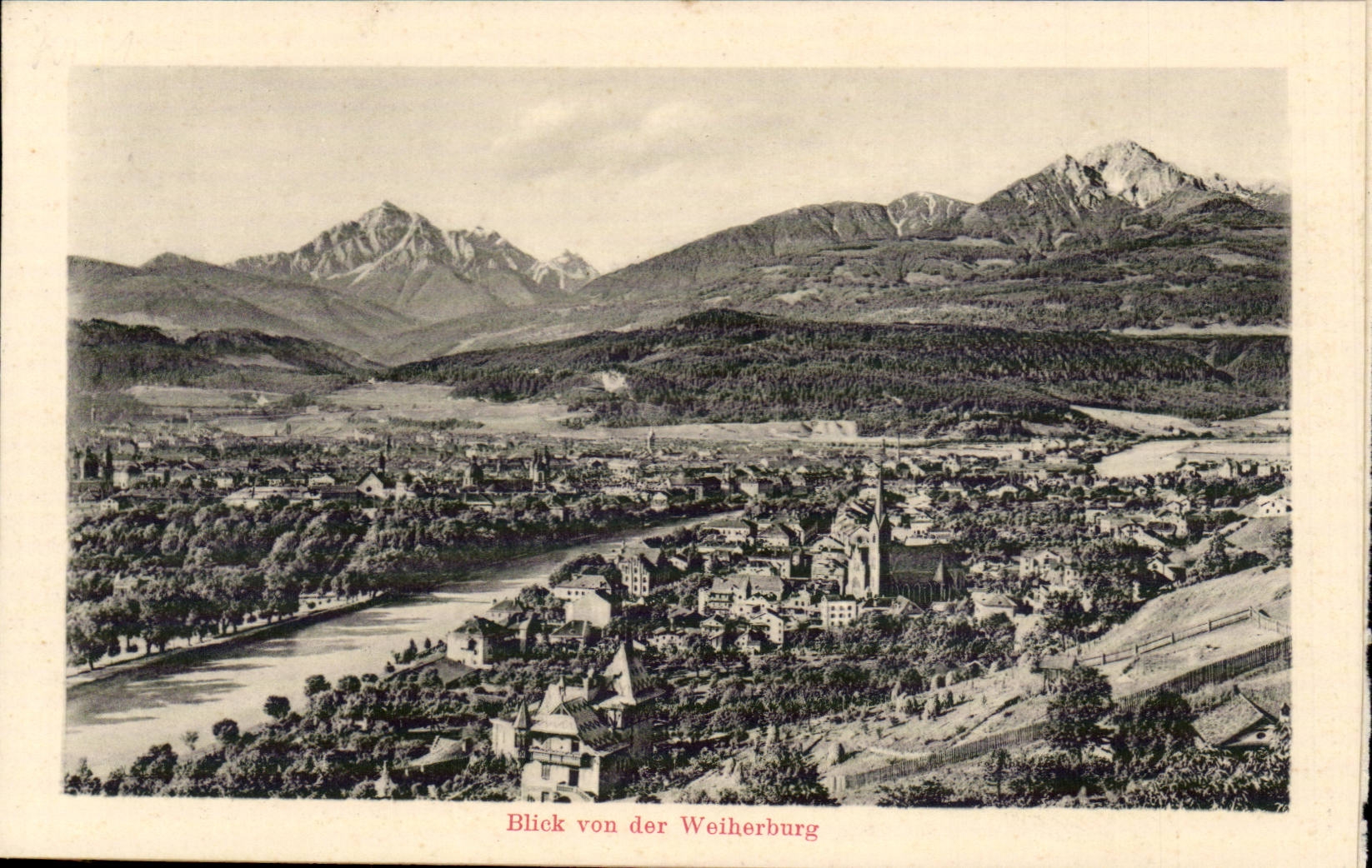 Austriche - Austria - Oesstereich - Tyrol - Tirol - Blick von der Weiherburg CPA 