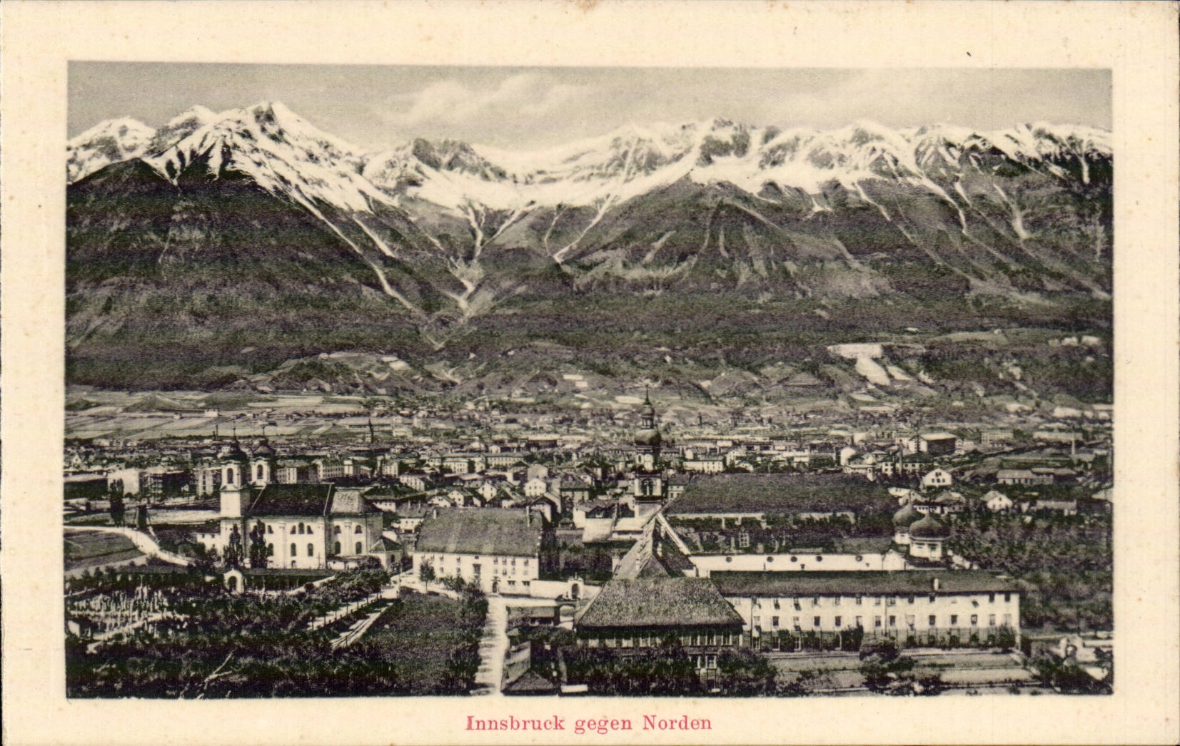 Austriche - Austria - Oesstereich - Tyrol - Tirol - Innsbruck gegen Norden CPA 