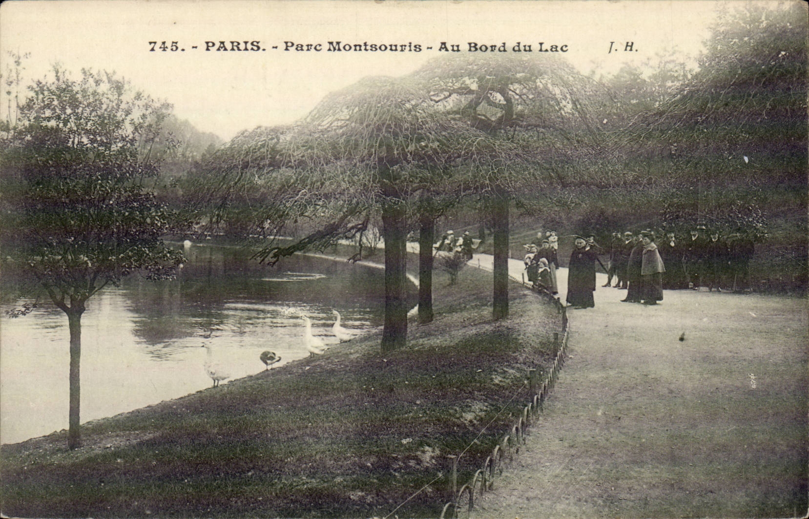 Paris - 14 - Parc de Montsouris - Au Bords du Lac CPA 