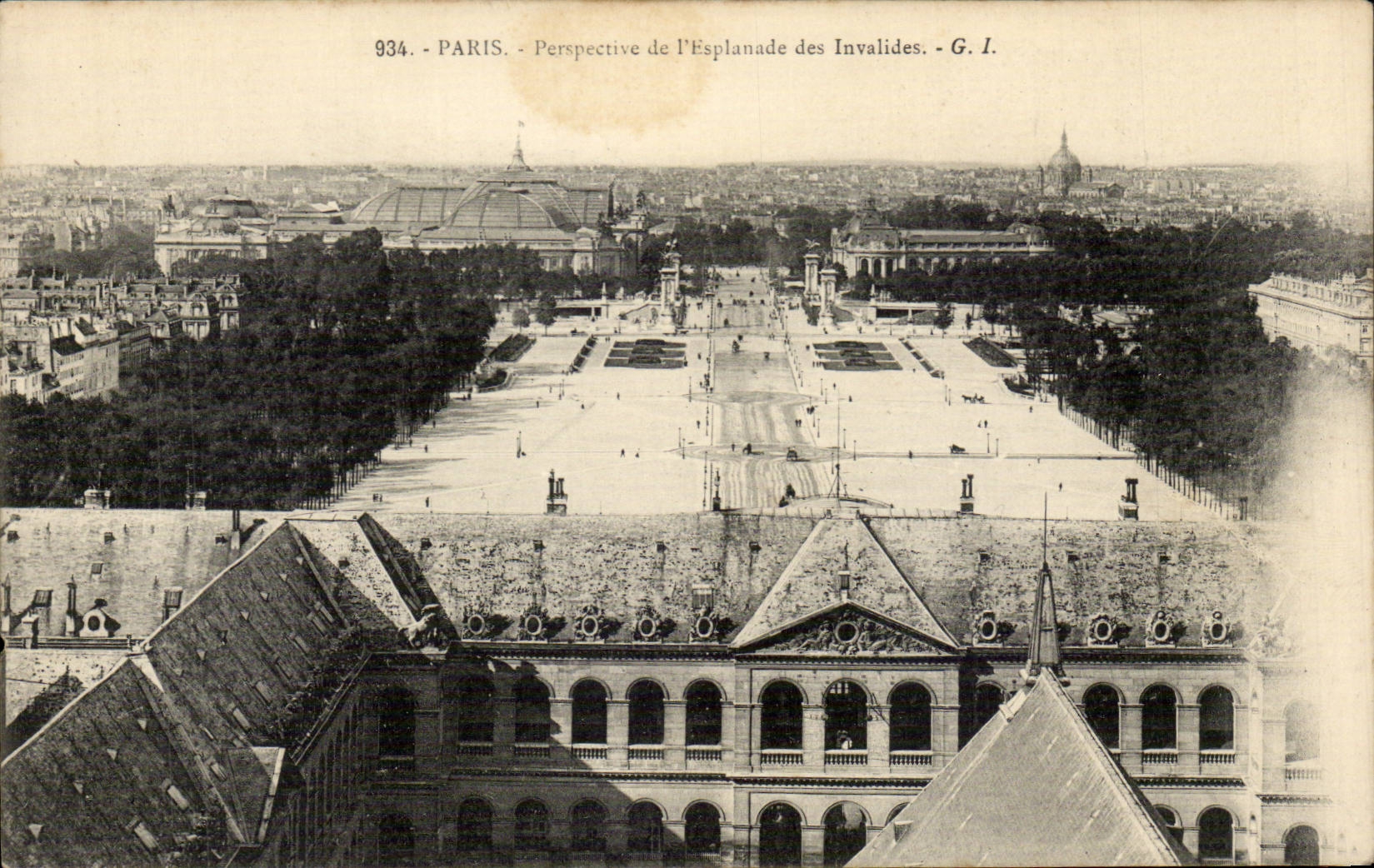 Paris - 7 - Promenade de l'Espalande des Invalides - CPA 