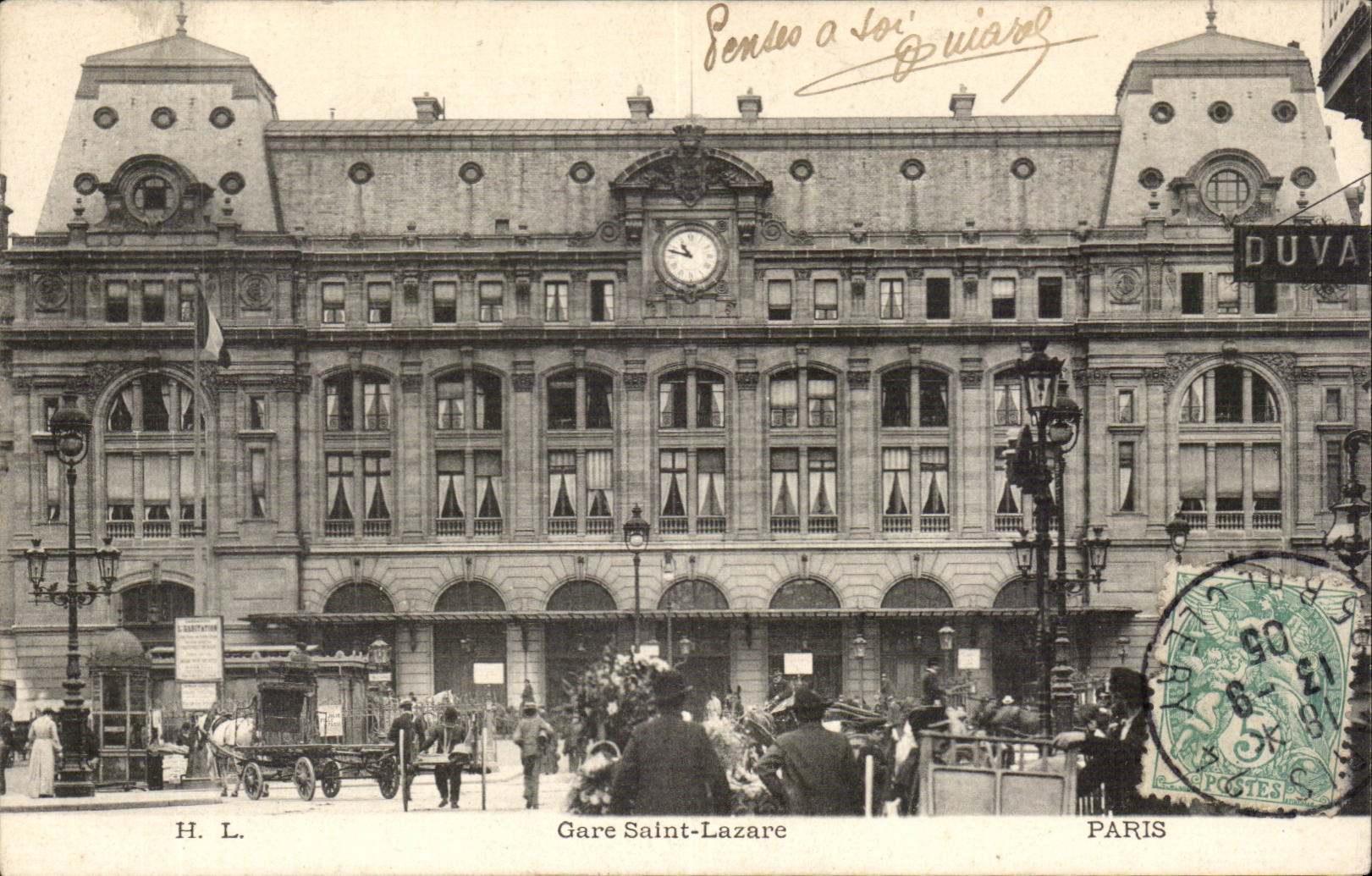 Paris - 8 - Gare Saint Lazare - CPA 