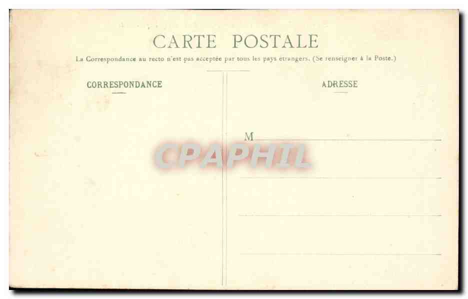 Paris - 8 - Gare Saint Lazare - Cour du Havre CPA  — Verso
