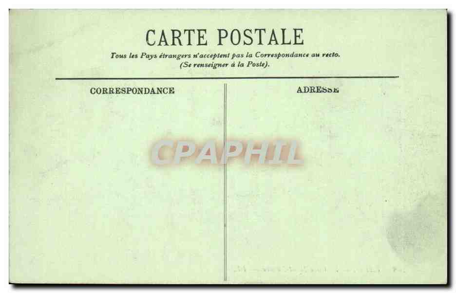 Paris - 8 - Gare Saint Lazare - CPA  — Verso