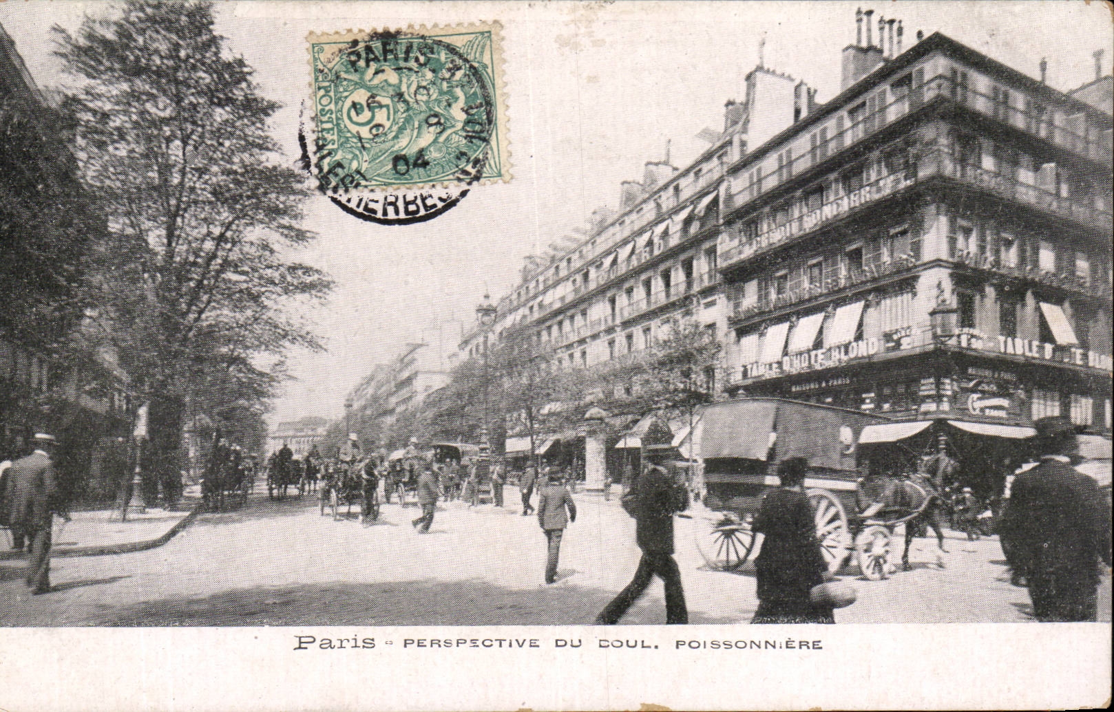 Paris - 2 - Boulevard des Poissonniere CPA 