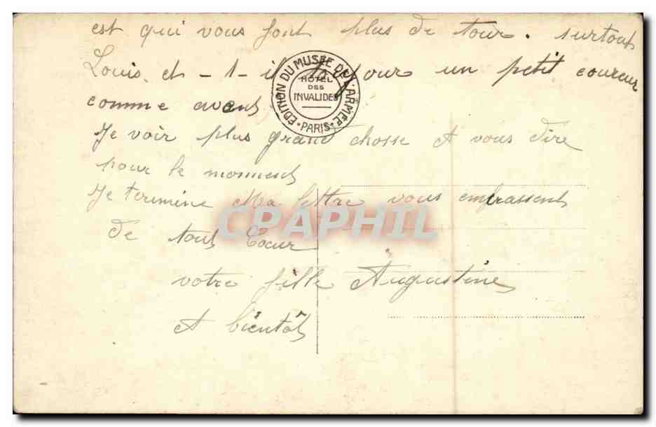 Paris - 7 - Hotel des Invalides Le reliquaire de la Cella - CPA  — Rückseite