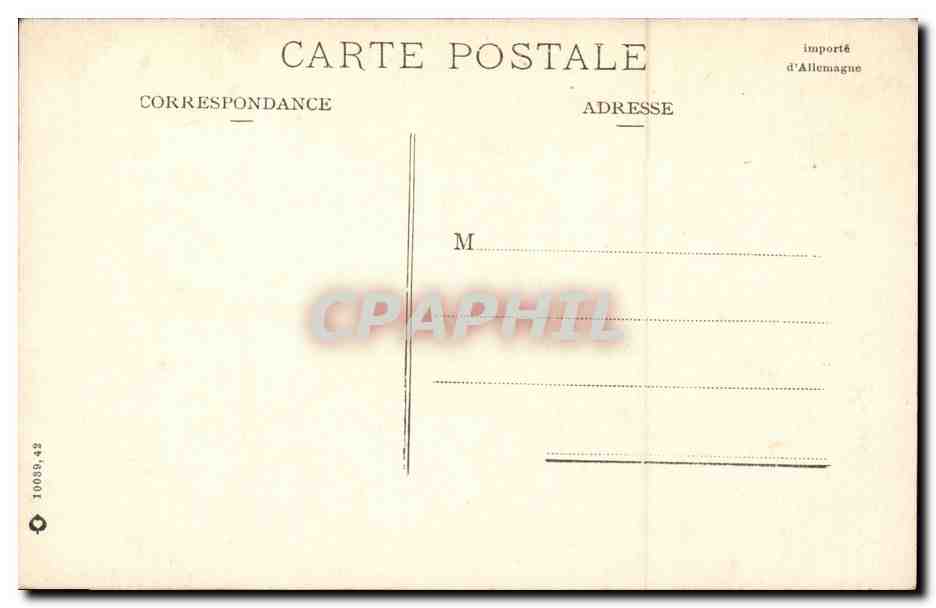 Paris - 7 - Dome des Invalides - CPA  — Rückseite