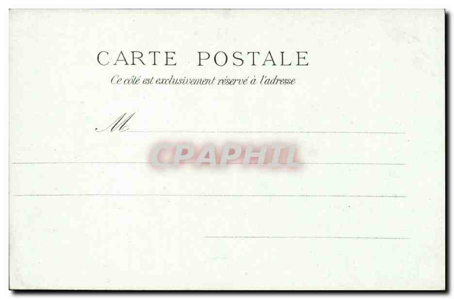 Paris - 7 - Hotel des Invalides - Cour d'Honneur CPA  — Verso