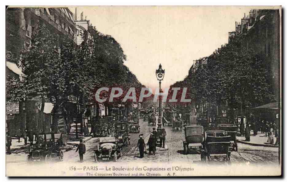 Paris - 2 - Boulevard des Capucines L'Olympia - CPA 