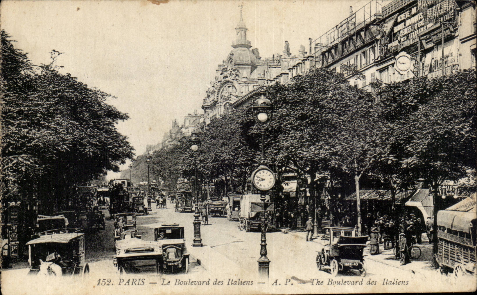 Paris - 9 - Boulevard des Italiens - CPA 