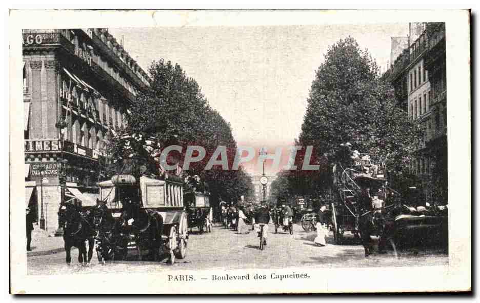 Paris - 2 - Boulevard des Capucines - CPA 