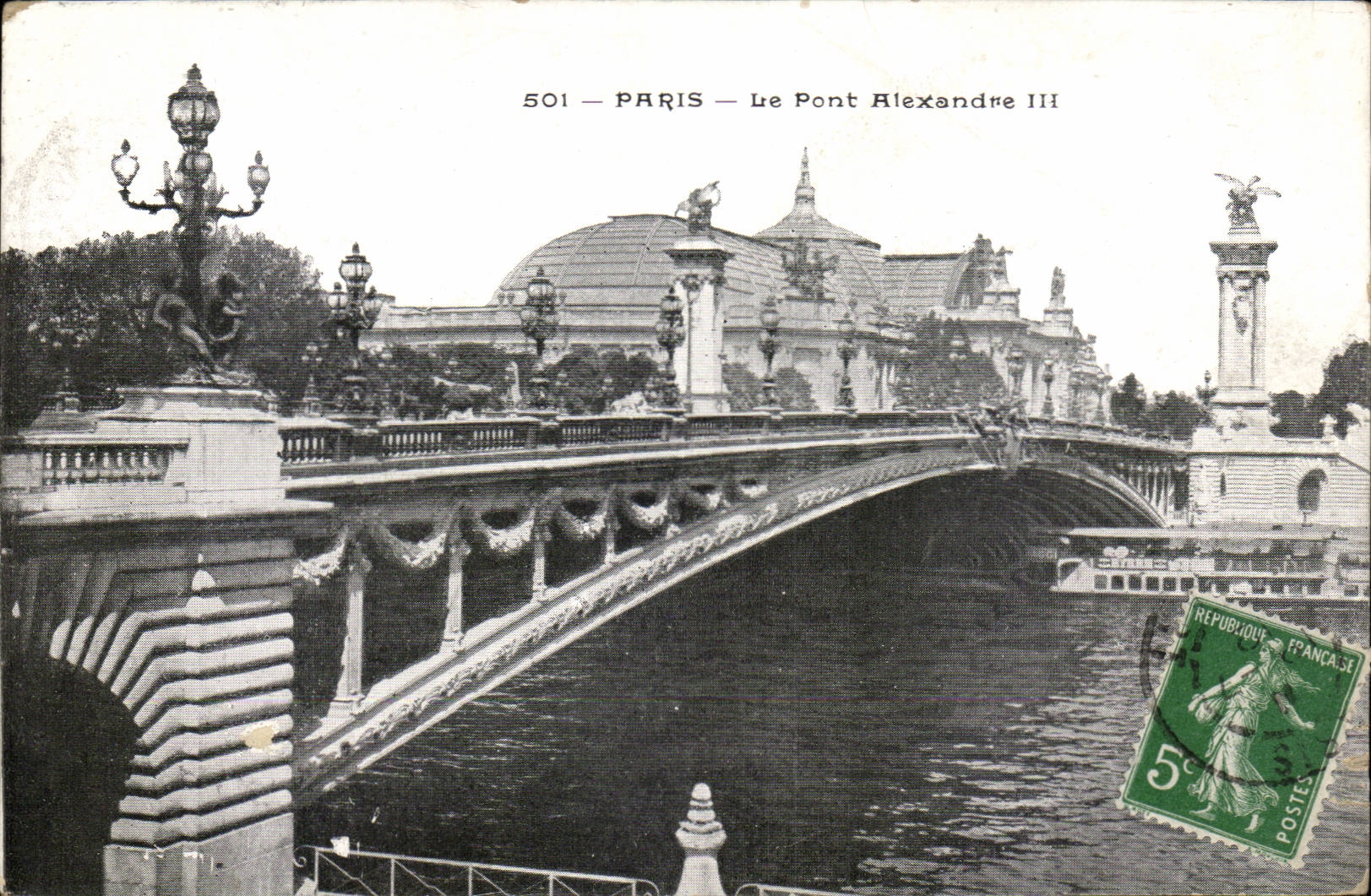 Paris - 7 Le Pont Alexandre III - CPA 
