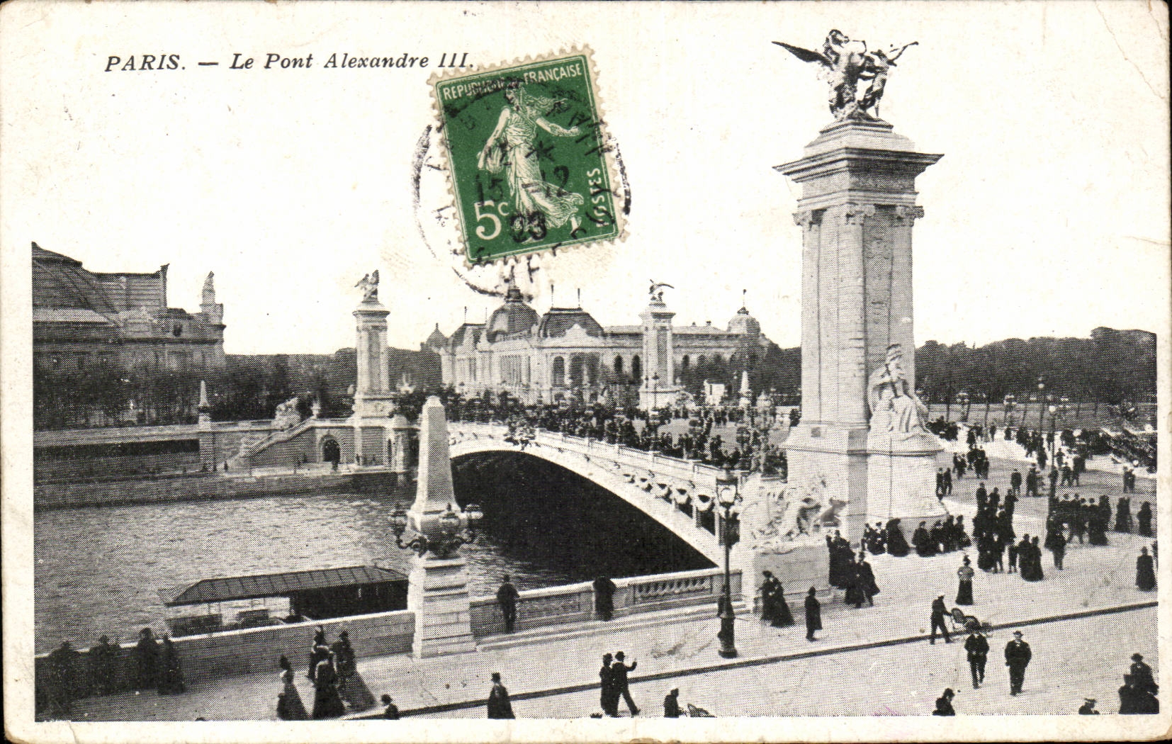 Paris - 7 - Pont Alexandre III - CPA 