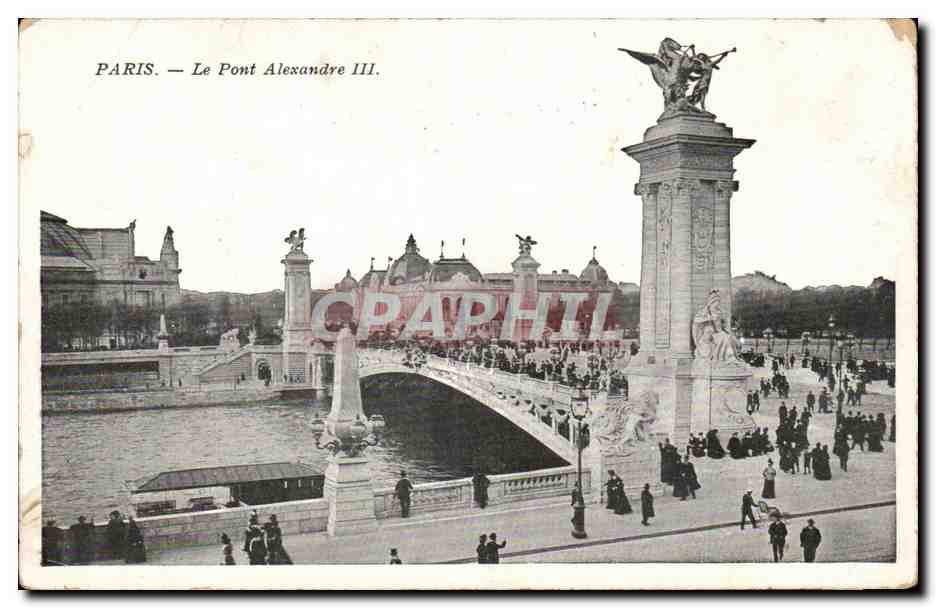 Paris - 7 - Pont Alexandre III - CPA 