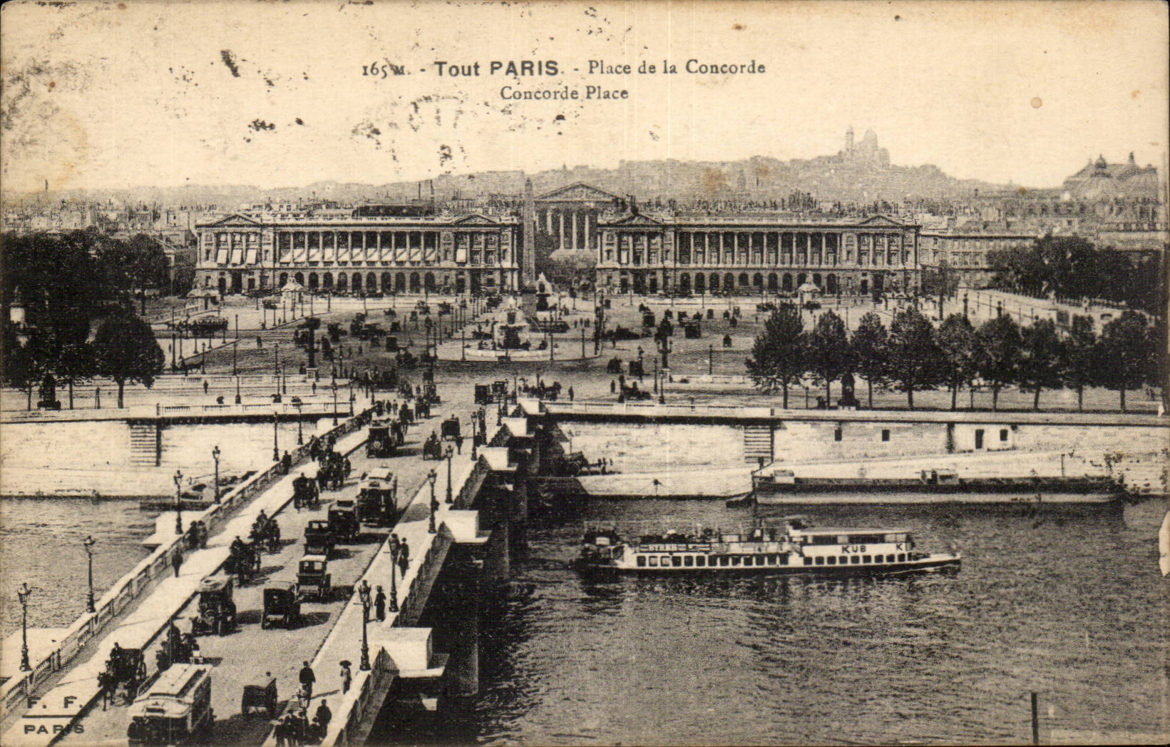 Paris - 8 - Place de la Concorde - CPA 