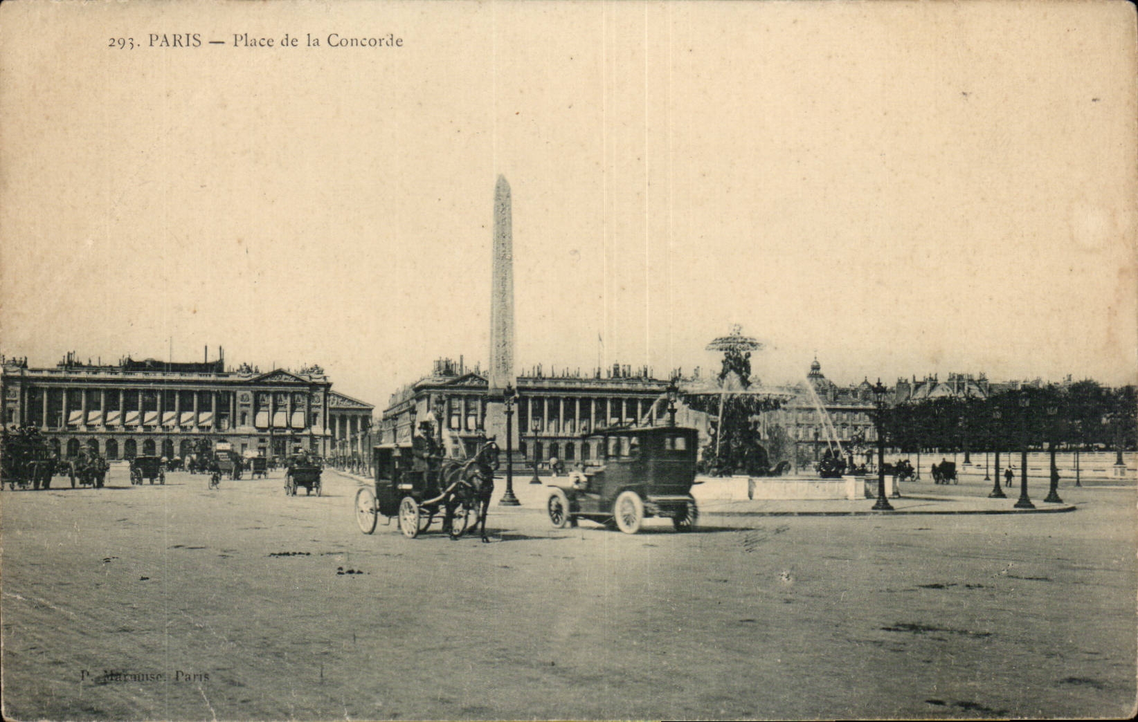Paris - 8 - Place de la Concorde - CPA 