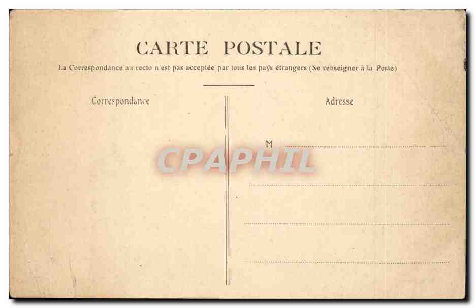Paris - 8 - Place de la Concorde - CPA  — Verso