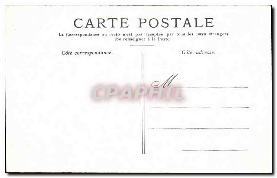 Paris - 5 - Le Pantheon - CPA  — Verso