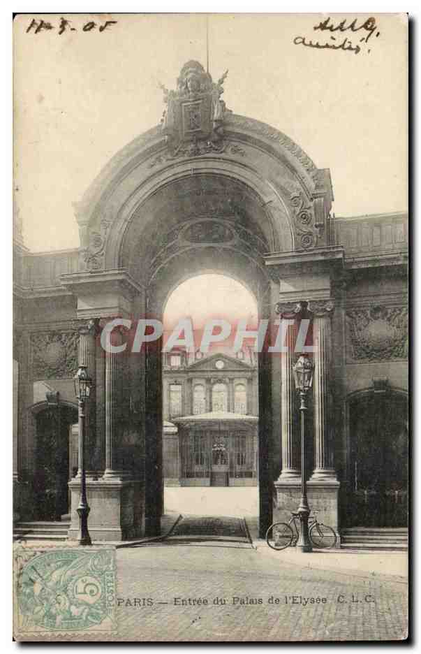 Paris - 5 - Entree du Palais de l'Elysee - CPA 