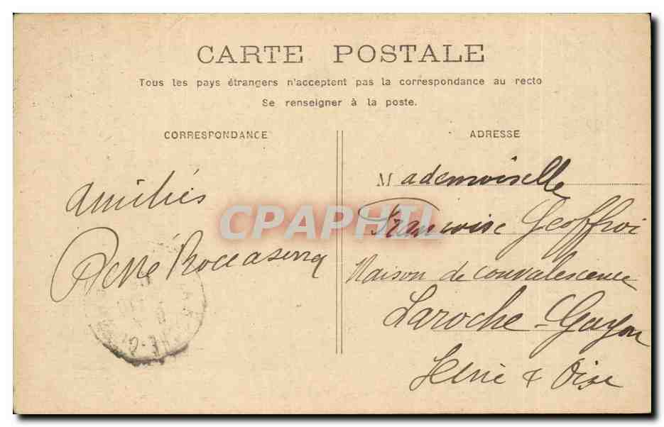 Paris - 8 - Le Grand Palais - CPA  — Verso