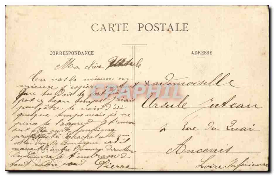 Paris - 16 - Bois de Boulogne - La Villa de Longchamp - CPA  — Rückseite