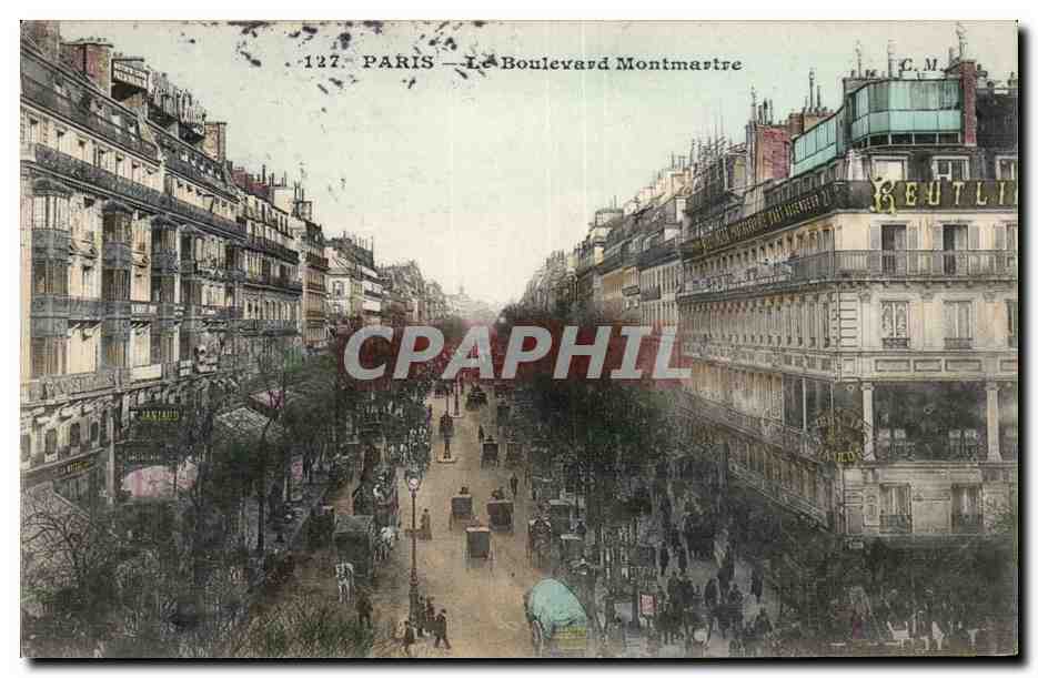 Paris - 18 - Boulevard Montmartre - CPA 