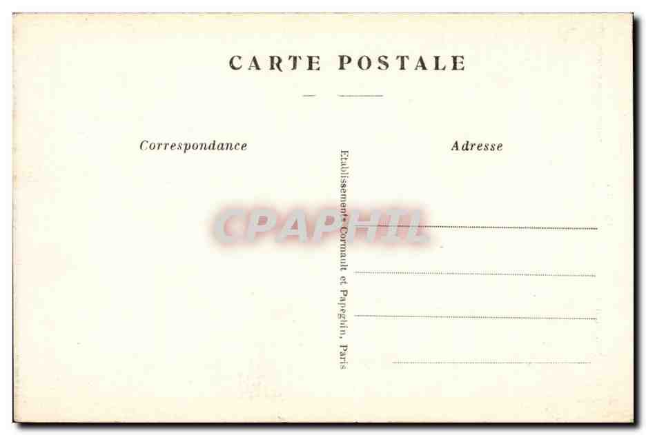 Paris - 4 - Notre Dame - CPA  — Verso
