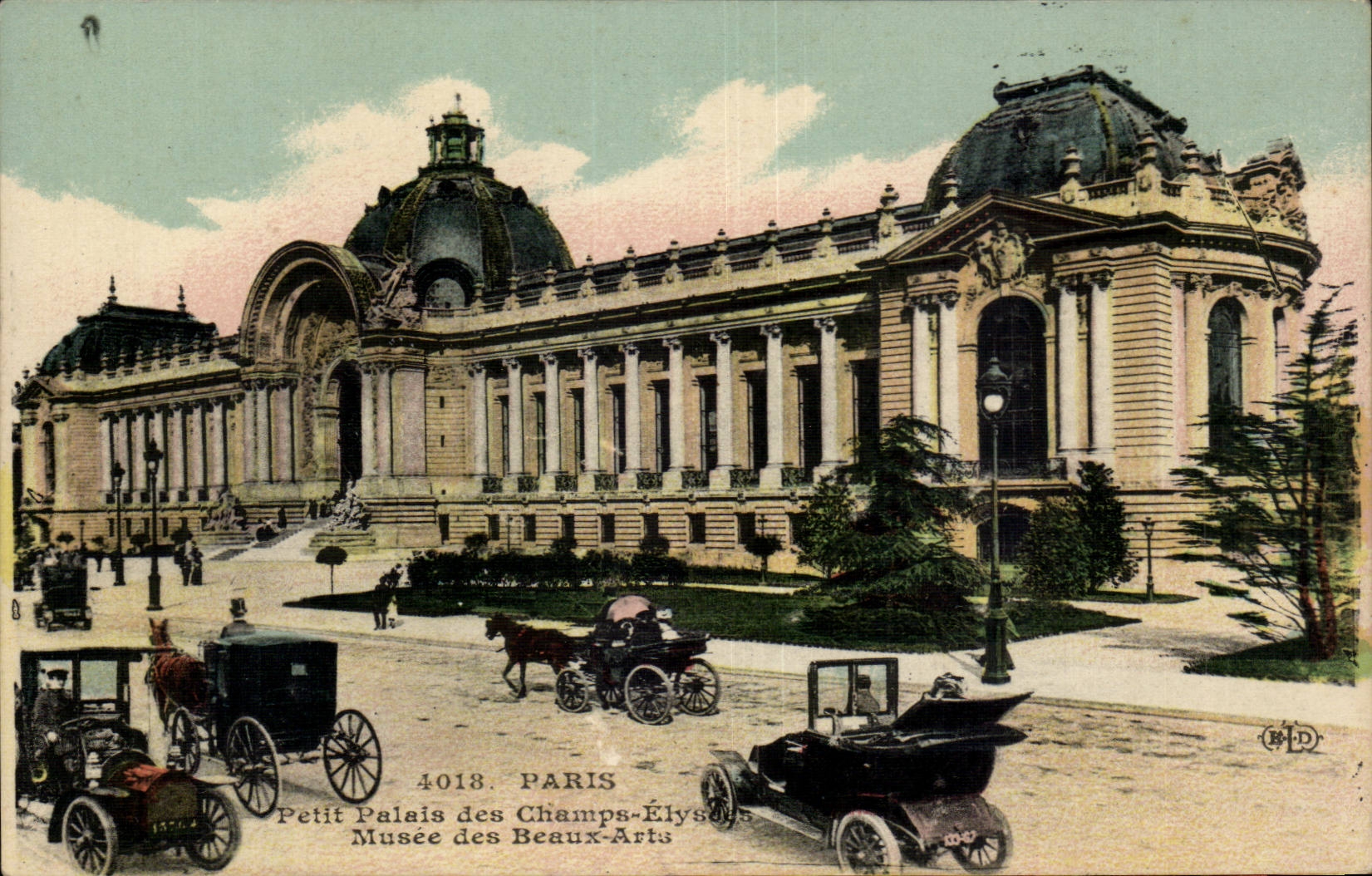 Paris - 8 - Petit Palais des Champs Elysees- Musee des Beaux Arts - CPA 