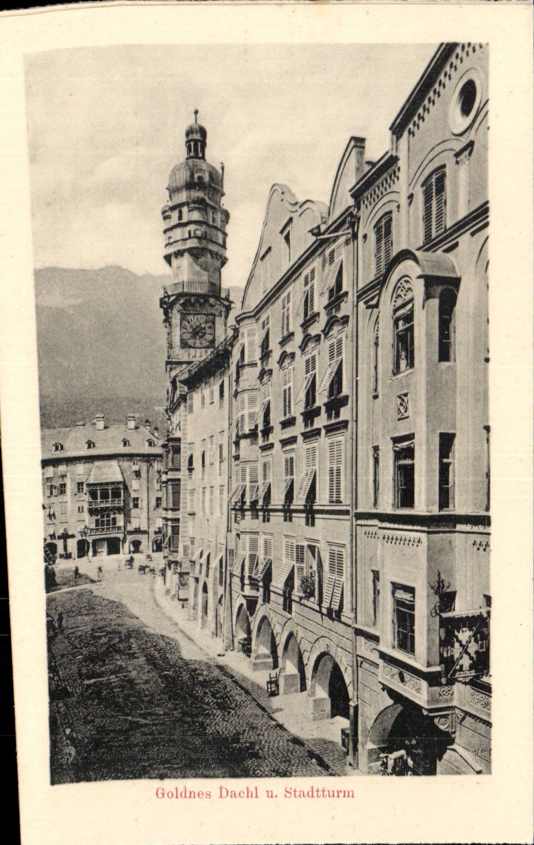 Austriche - a–sterreich - Tyrol - Tirol - Innsbruck - Goldenes Dachl et Stadtturm CPA 