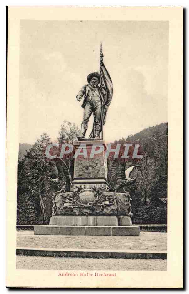Austriche - a–sterreich - Tyrol - Tirol - Innsbruck - Andreas Hofer Denkmal CPA 