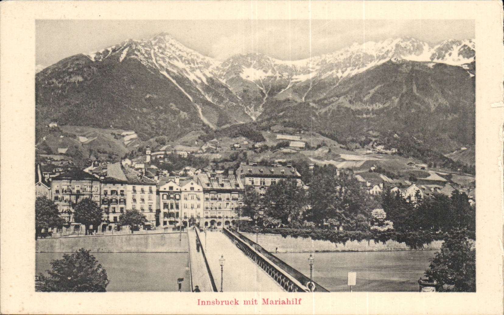Austriche - a–sterreich - Tyrol - Tirol - Innsbruck - mit Mariahilf CPA 