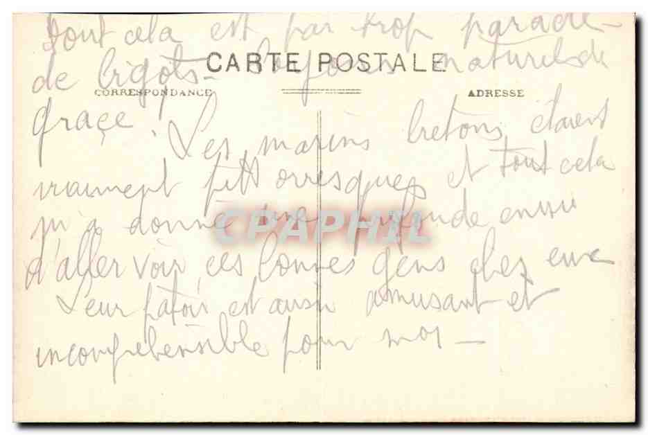 Lourdes - XIII Station du Calvaire CPA  — Verso