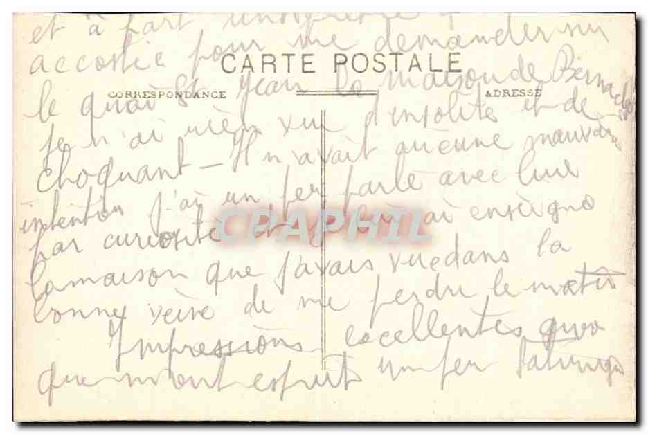 Lourdes - XI Station du Calvaire CPA  — Verso