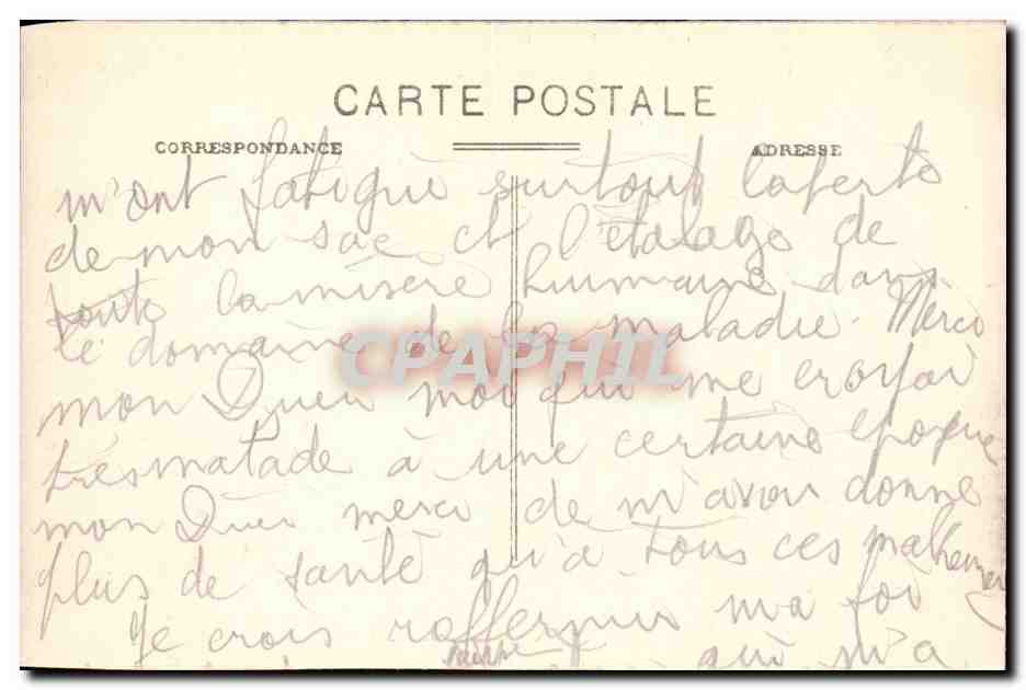 Lourdes - X Station du Calvaire CPA  — Rückseite