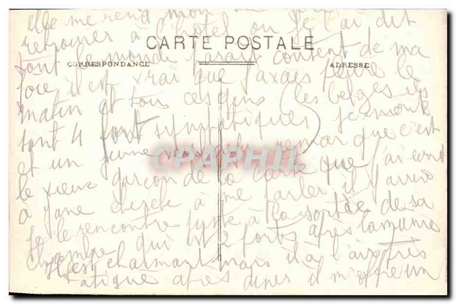 Lourdes - VII Station du Calvaire CPA  — Verso