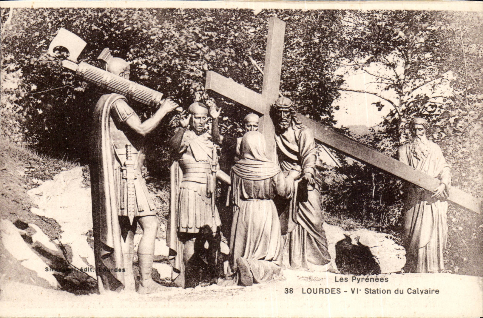 Lourdes - VIIStation du Calvaire CPA 
