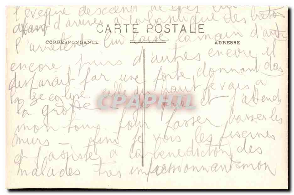 Lourdes - V Station du Calvaire CPA  — Verso