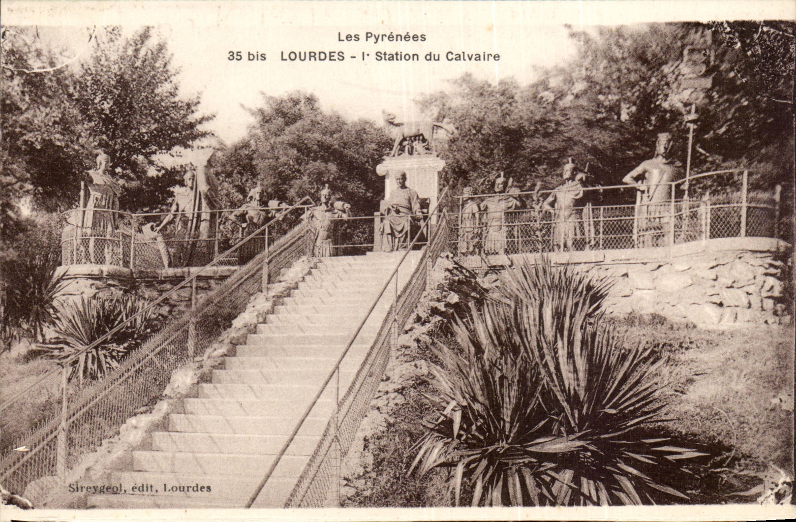 Station du Calvaire — Lourdes — Sireygeol, édit, Lourdes