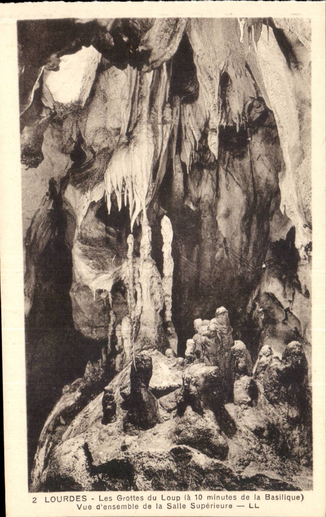 Lourdes - Les Grottes du Loup - Vue d'Ensemble CPA 