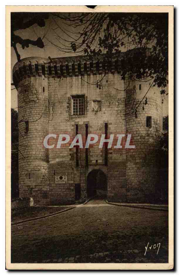 Loches - Le Chateau - La Grande Porte de l'enceinte CPA 
