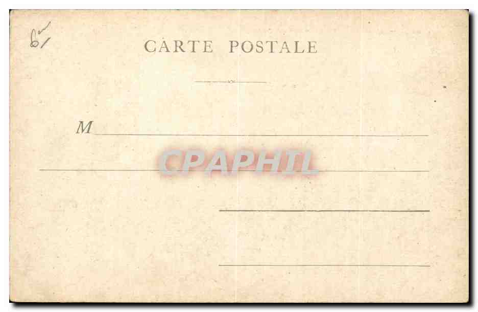 Paris - L'Institute et le Pont des Arts - CPA  — Verso